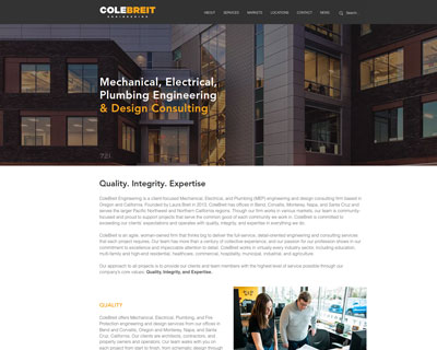 Screenshot of https://www.colebreit.com/